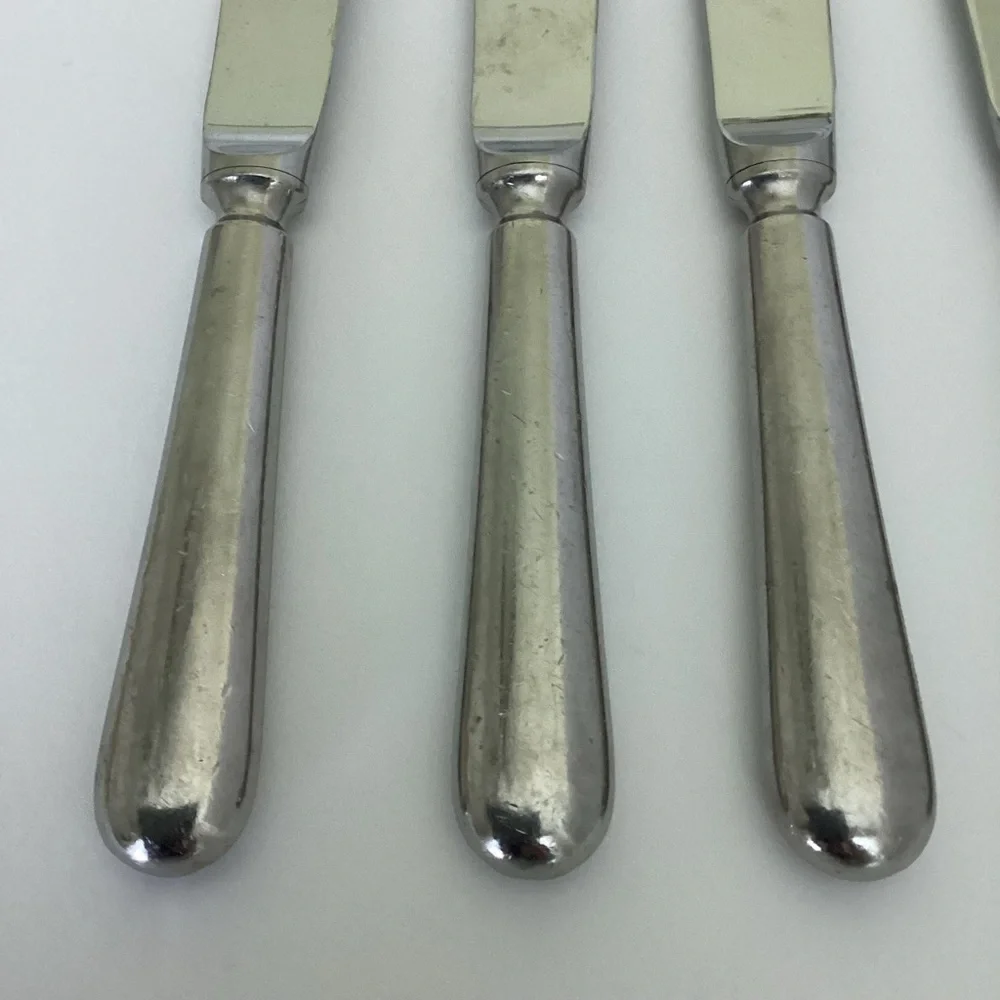 Christofle Hotel Knife Spreader Silverplated Set Of Five France Albi ?